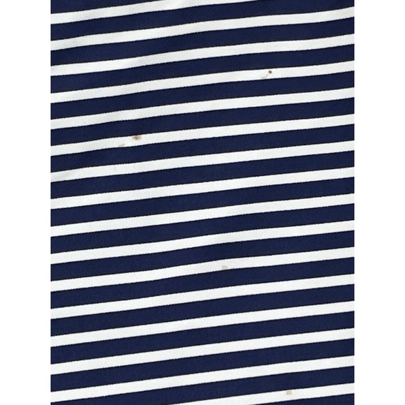 J McLaughlin Nicola Tiered Catalina Cloth Dress S Blue White Stripes Preppy Chic - Picture 5 of 10